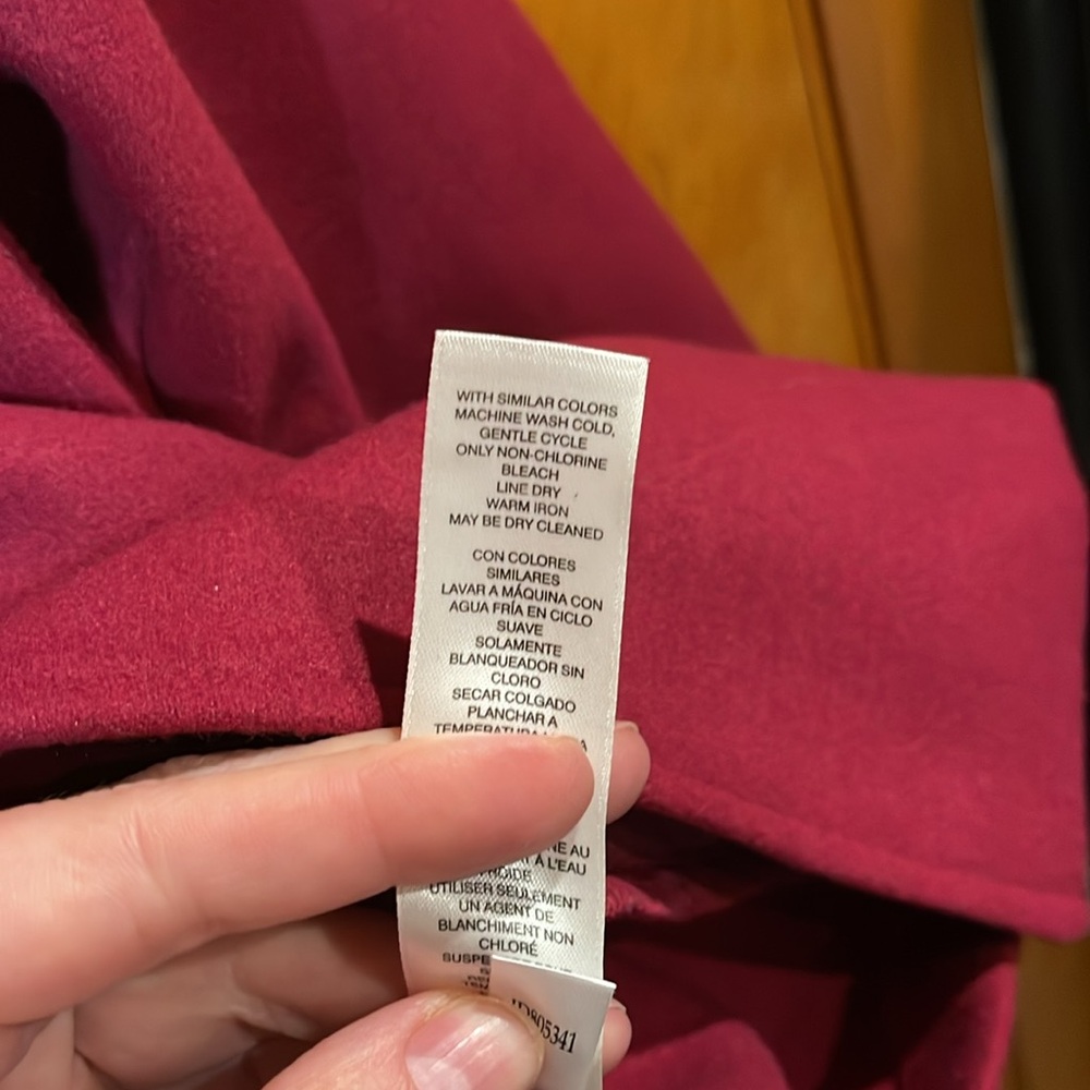 Raspberry Blazer With 1-Button Snap Closure. - image 4